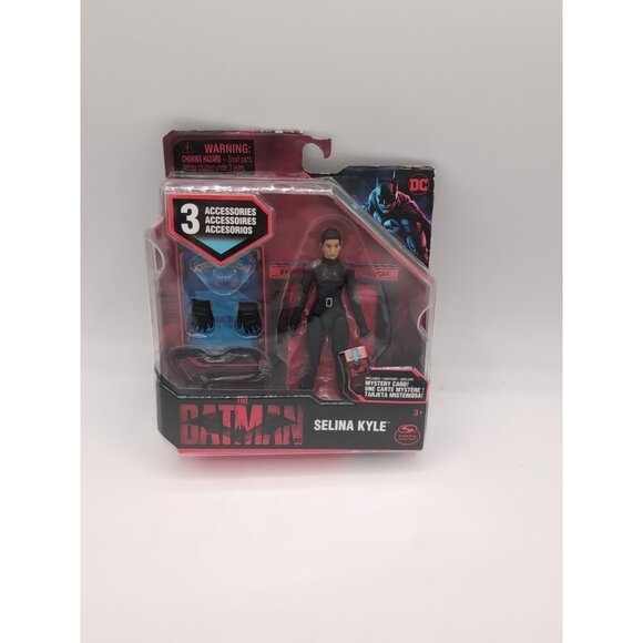 Spin Master DC The Batman - Selina Kyle Catwoman - 4 Inch Action Figure NEW T7 - Picture 1 of 2